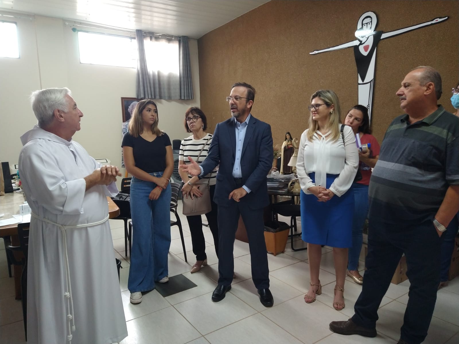 Frei Francisco, Pelarin, juíza Luciana e Pauléra: em busca de soluções