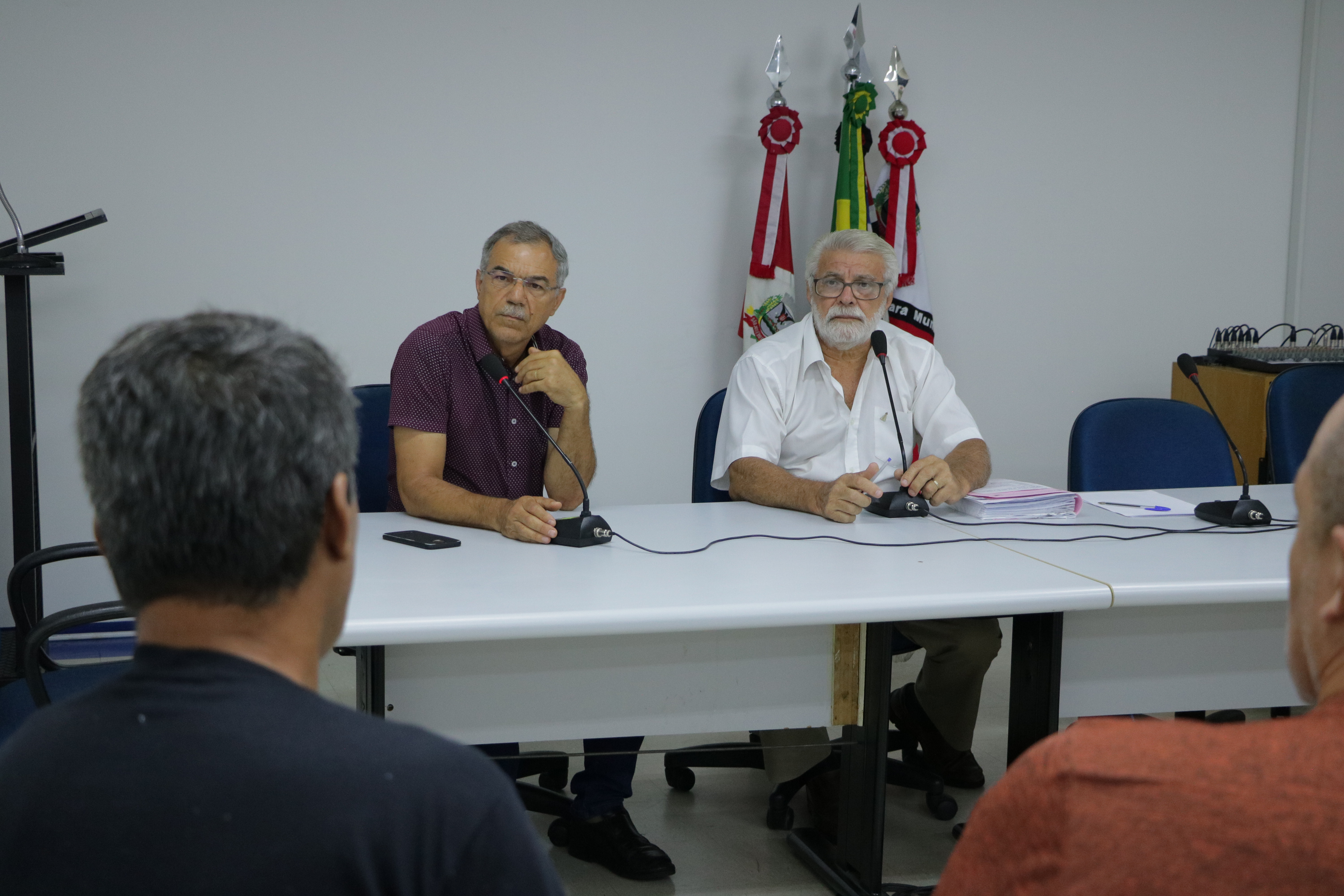 Vereadores Marco Rillo e Pedro Roberto participaram da reunião