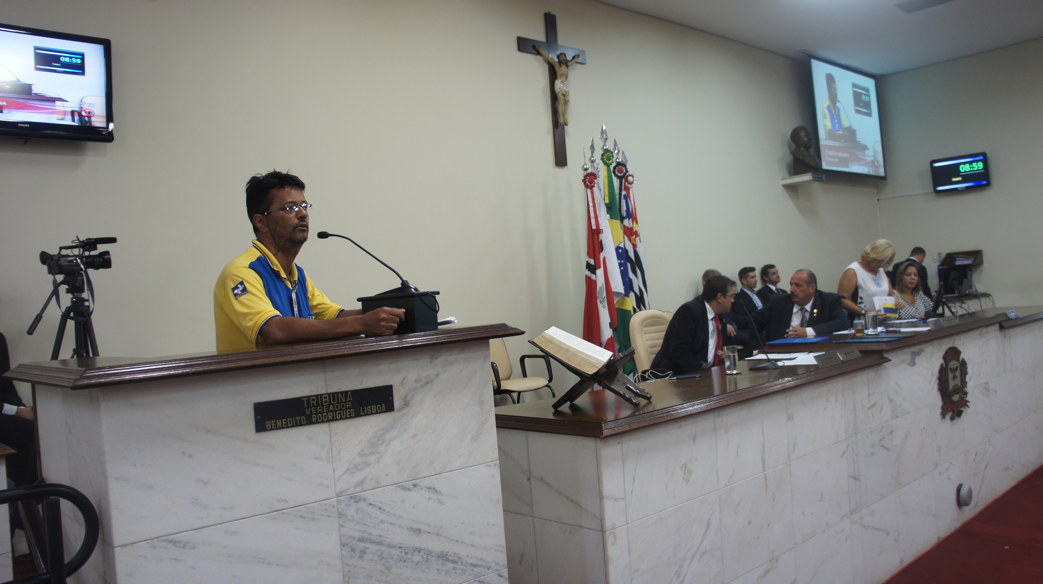 Representante dos carteiros fez uso da Tribuna Livre
