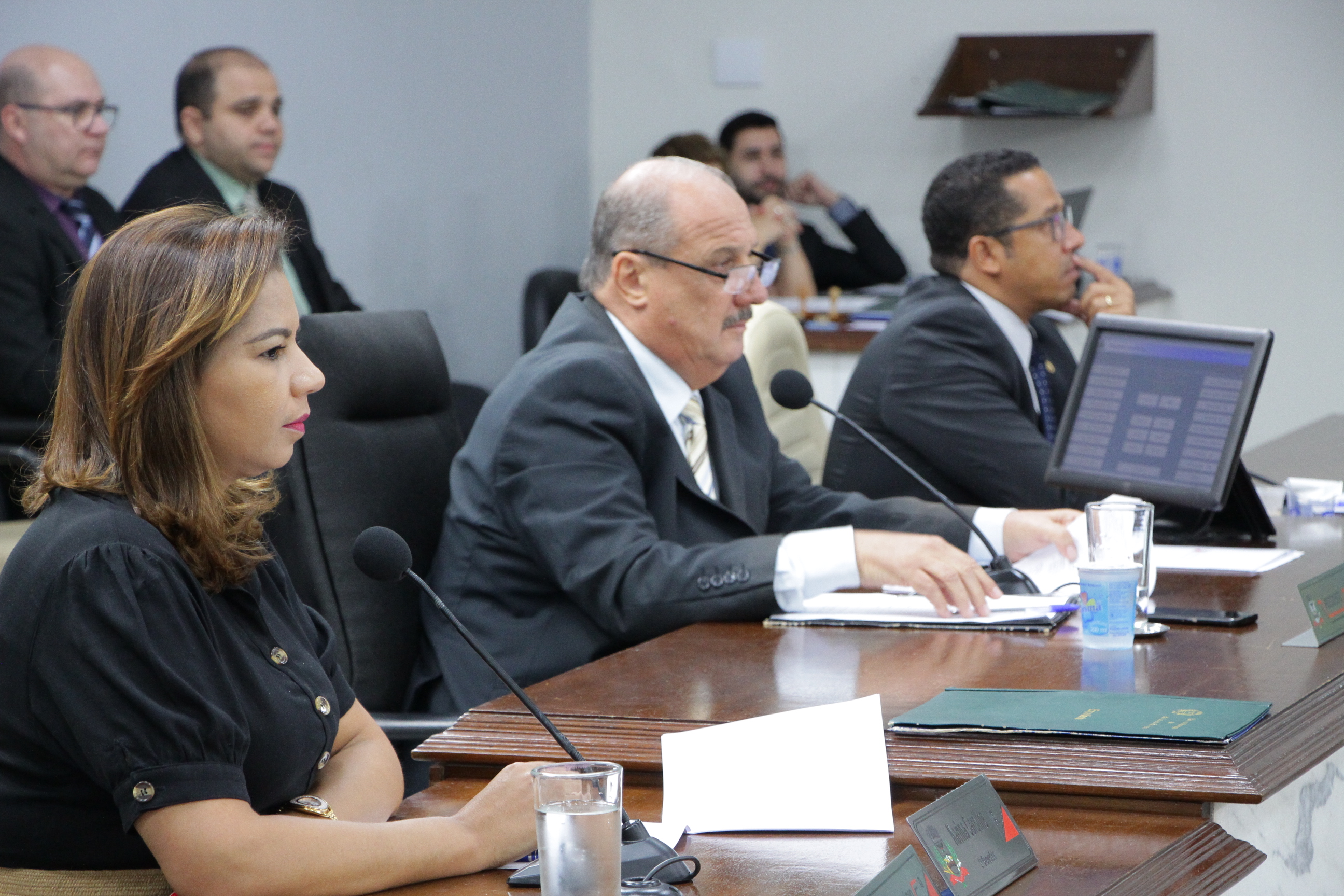 Mesa Diretora durante a 45ª sessão ordinária de 2019