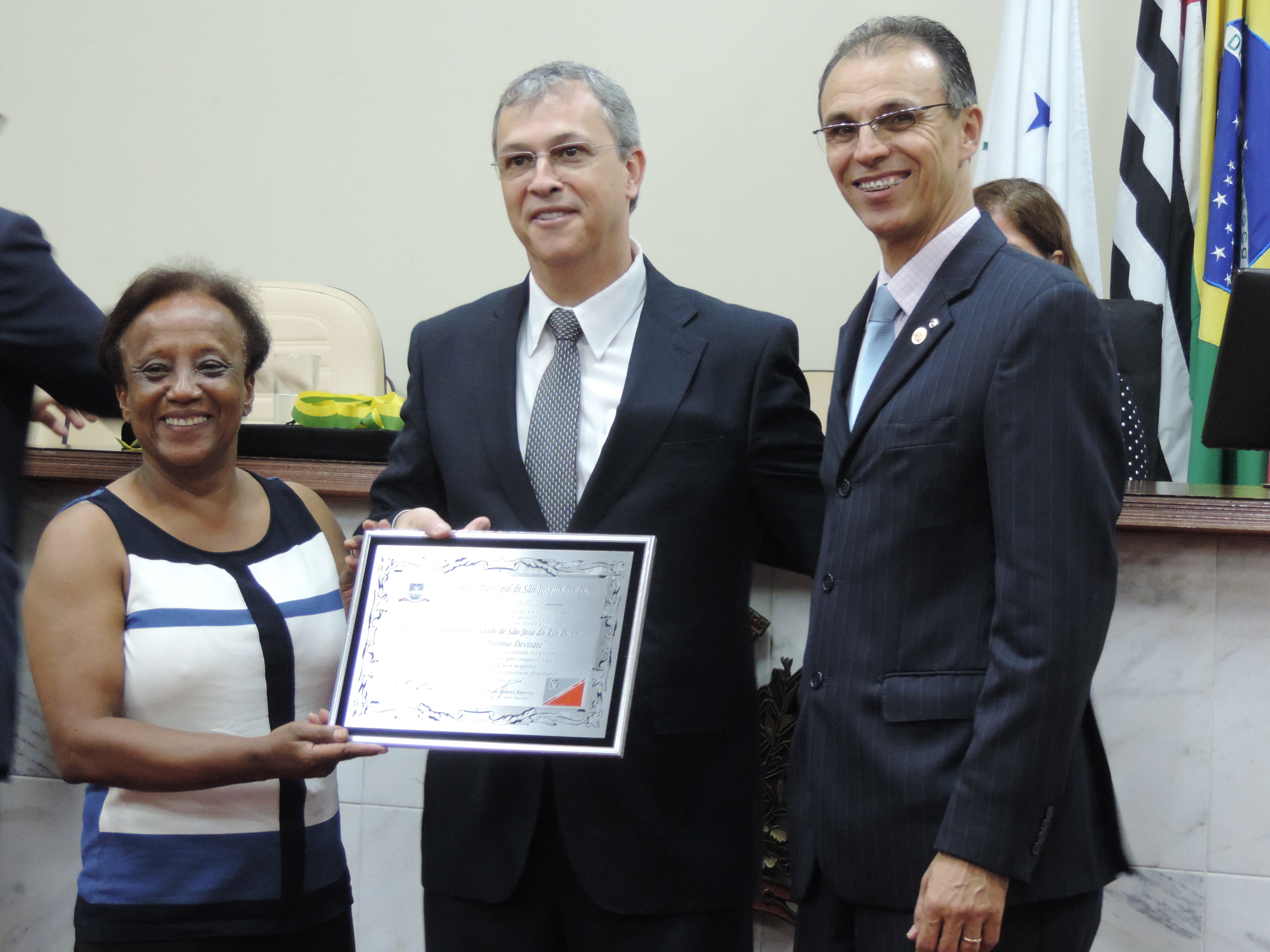 Eni Fernandes, César Bruel e Jean Charles.