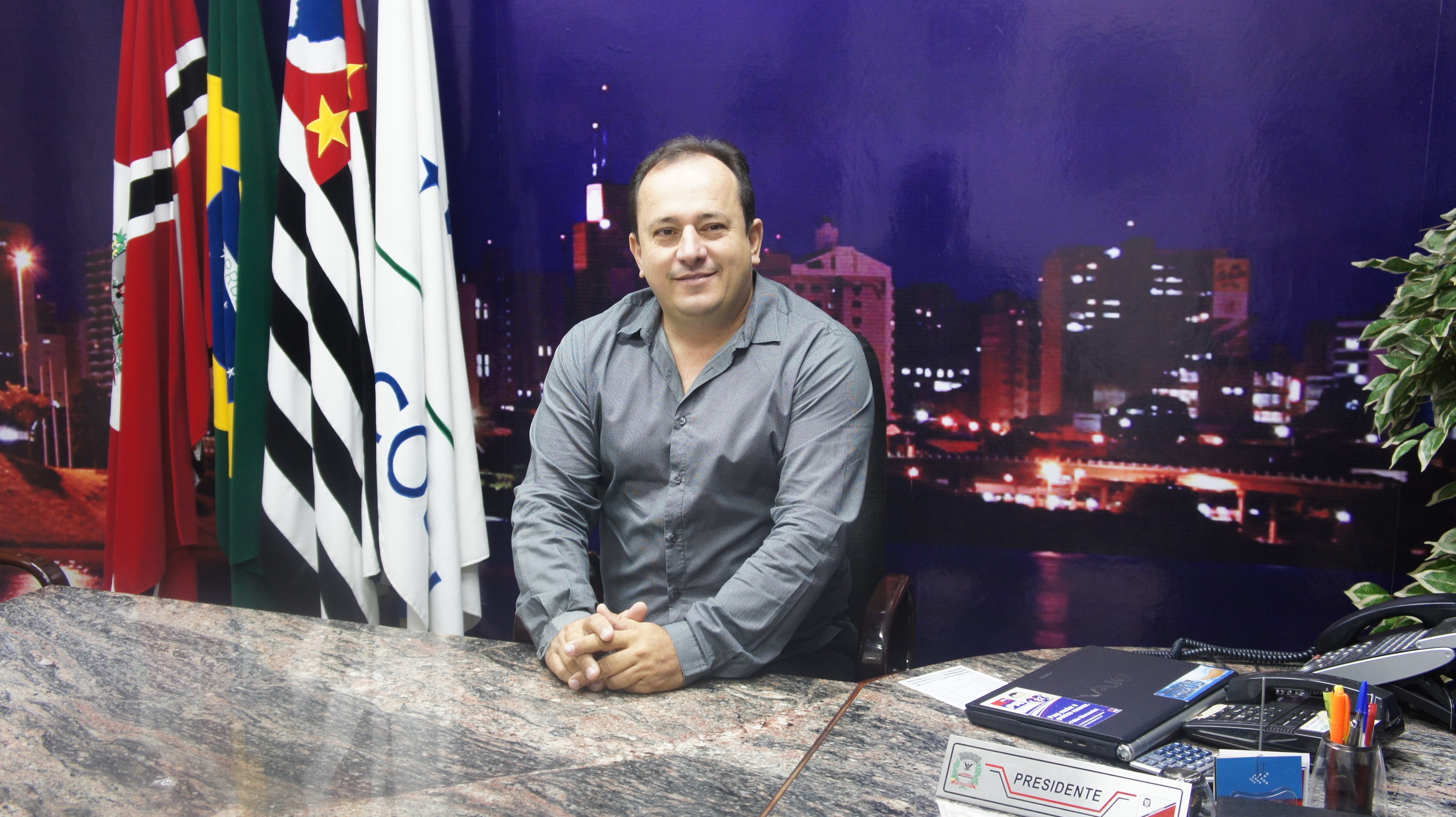 Márcio Larranhaga é o presidente até o dia 8 de maio